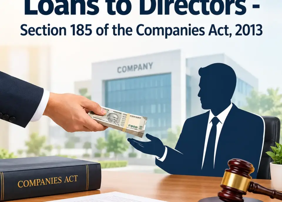 Loans to Directors - Section 185 of the Companies Act, 2013